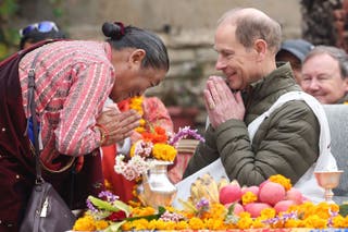 Prince Edward visits the Gurung community in Nepal